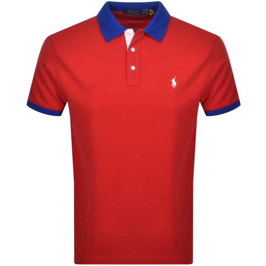 Alternative Image for ProductRalph Lauren Basic Mesh Polo T Shirt Red1
